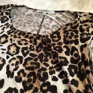 Nine West blouse - leopard print